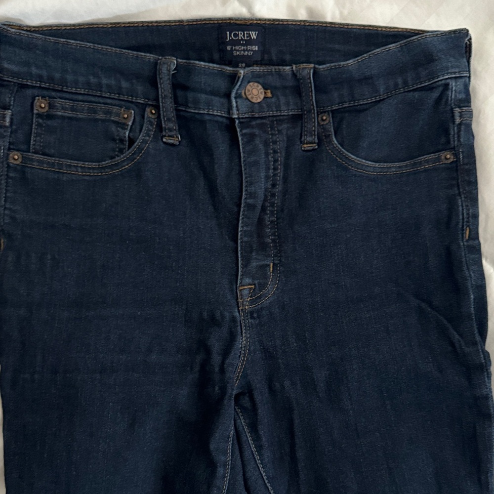 J. Crew Women’s Deep Indigo Skinny Jeans